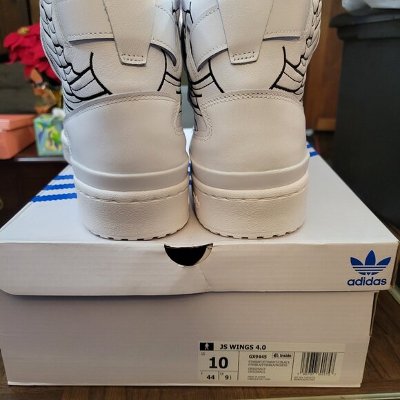 Rare Adidas Jeffery Scott JS Wings 4.0 White Gym Shoe - NWT in Box main image 5
